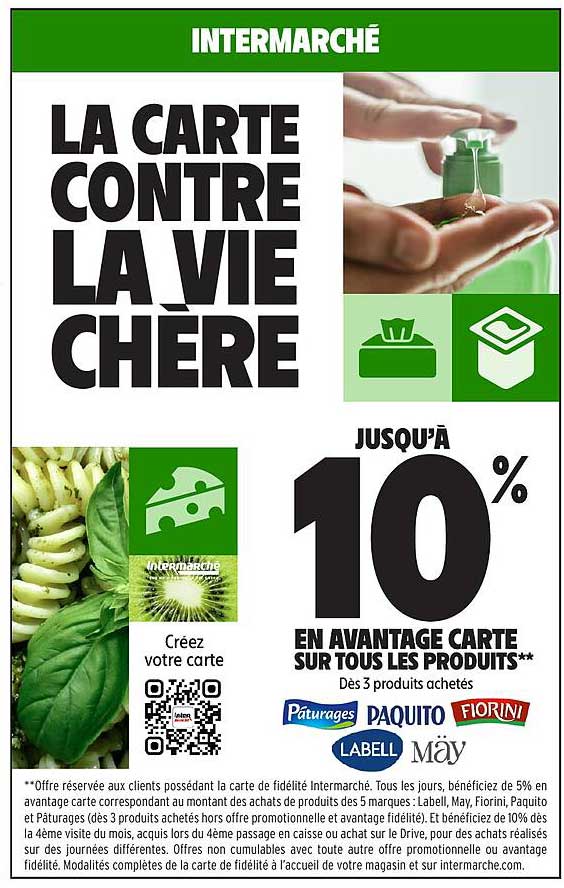 LA CARTE CONTRE LA VIE CHERE