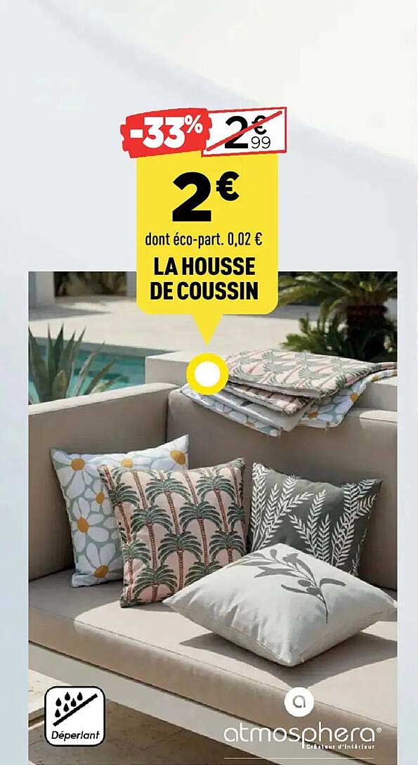 LA HOUSSE DE COUSSIN