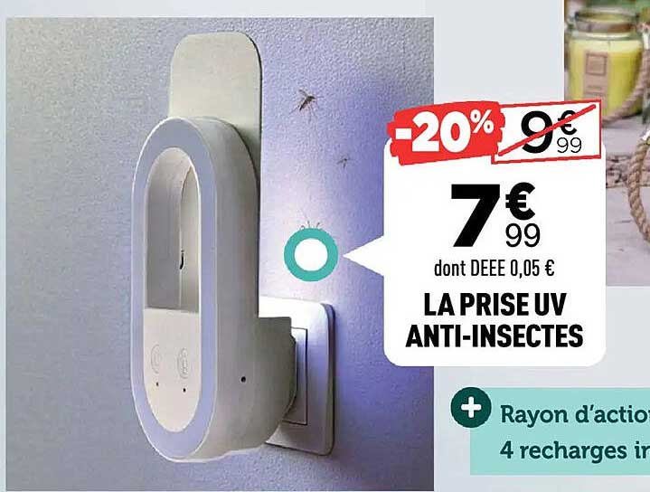 LA PRISE UV ANTI-INSECTES