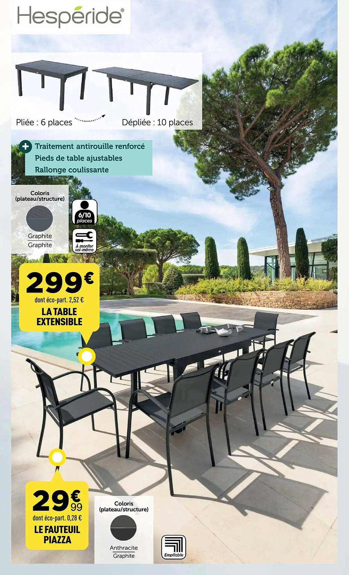 LA TABLE EXTENSIBLE