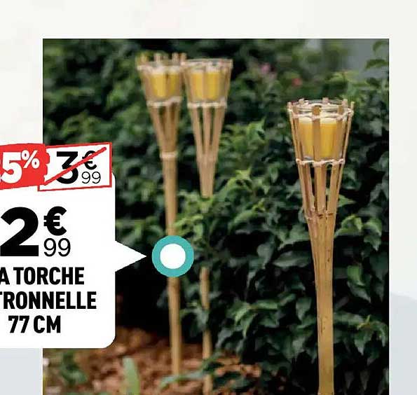 LAMPE A TORCHE DRONNELLE 77 CM
