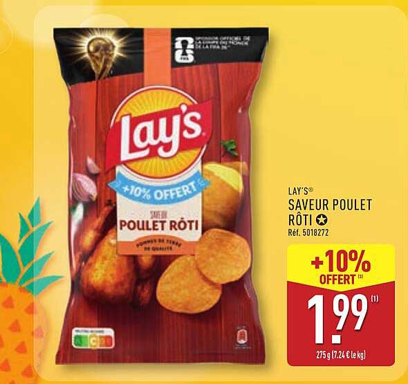LAY’S® SAVEUR POULET RÔTI