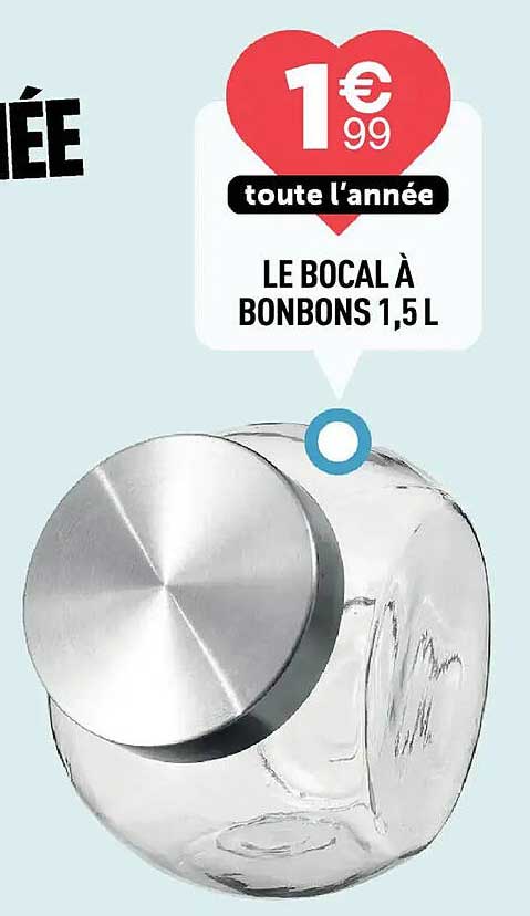 LE BOCAL À BONBONS 1,5L