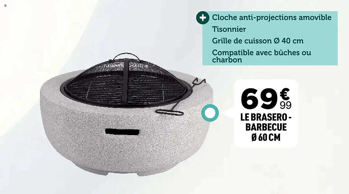 LE BRASERO-BARBECUE Ø 60 CM