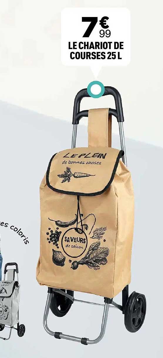 LE CHARIOT DE COURSES 25 L