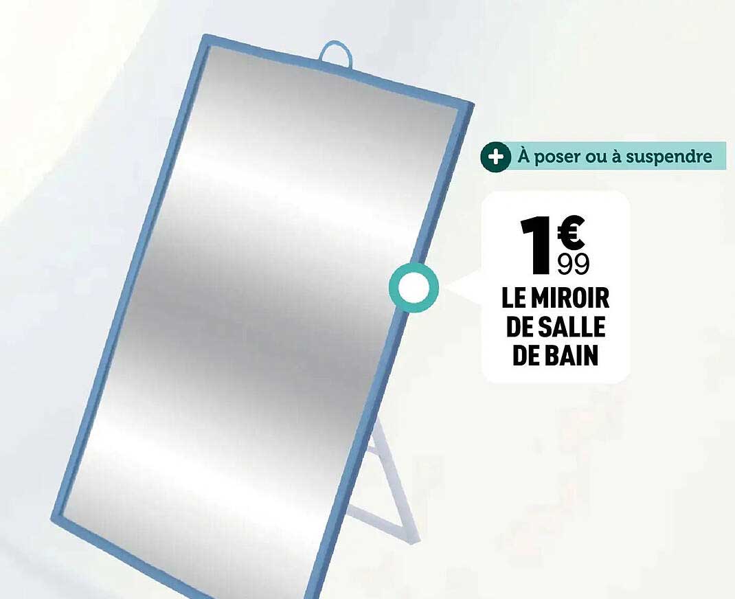 LE MIROIR DE SALLE DE BAIN