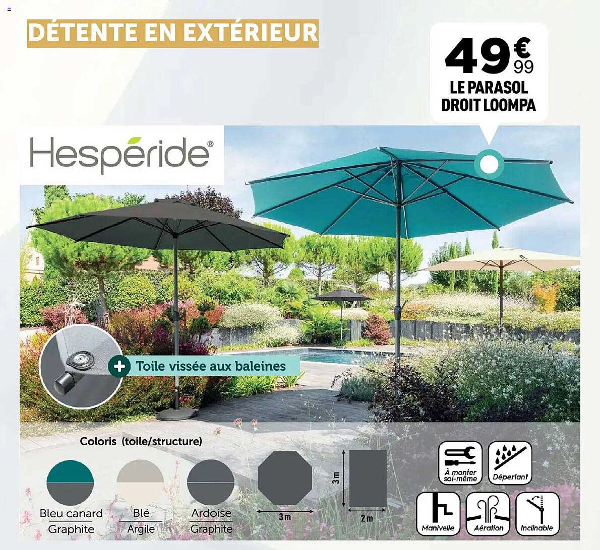 LE PARASOL DROIT LOOMPA