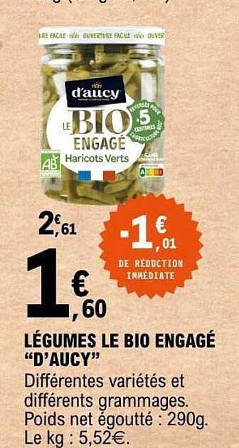 LÉGUMES LE BIO ENGAGÉ “D’AUCY”