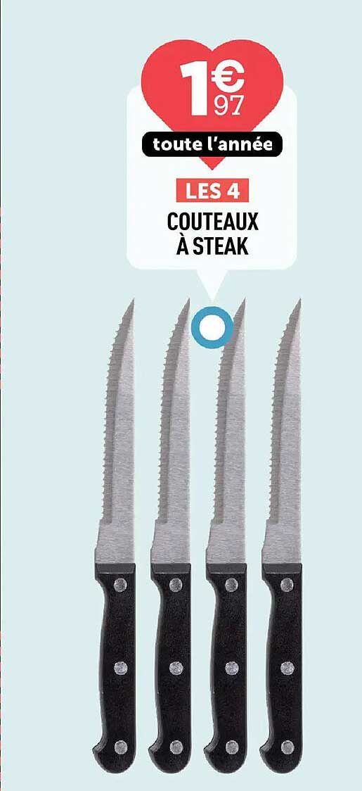 LES 4 COUTEAUX À STEAK