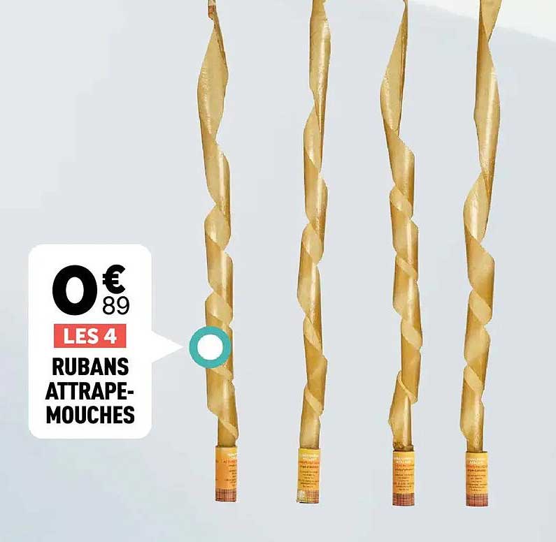 LES 4 RUBANS ATTRAPE-MOUCHES