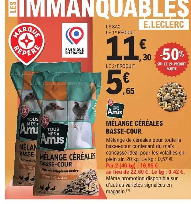 LES IMMANQUABLES E.LECLERC
