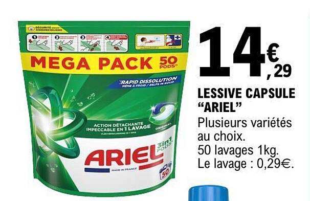 LESSIVE CAPSULE “ARIEL”