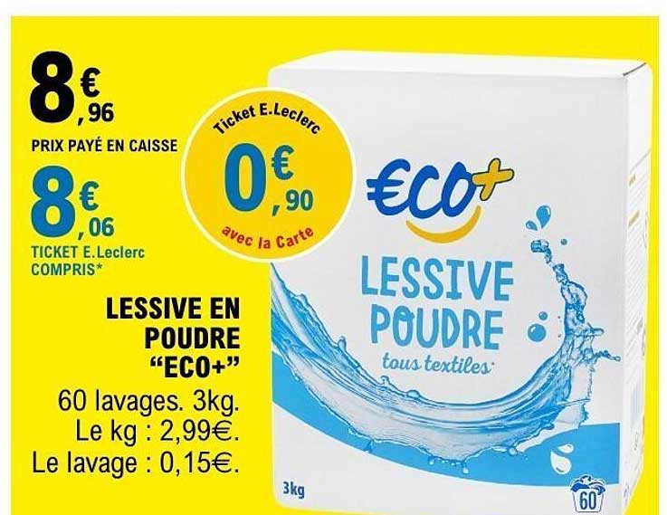LESSIVE EN POUDRE “ECO+”