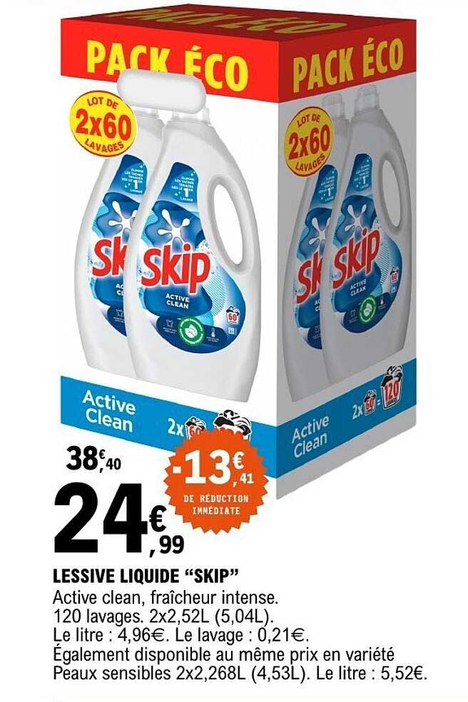 LESSIVE LIQUIDE “SKIP”