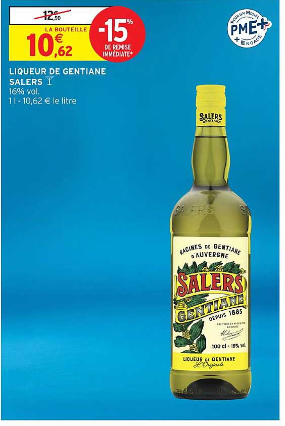 LIQUEUR DE GENTIANE SALERS