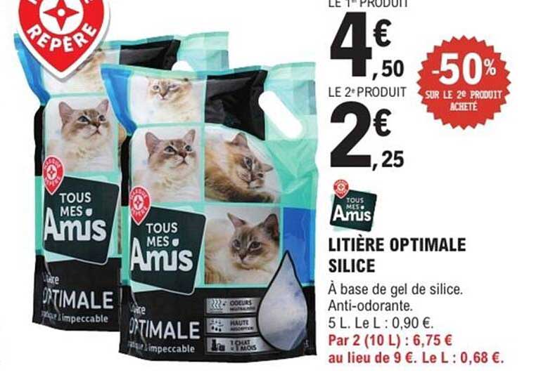 LITIÈRE OPTIMALE SILICE