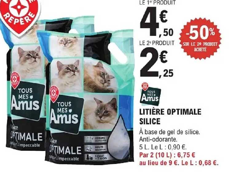 LITIÈRE OPTIMALE SILICE