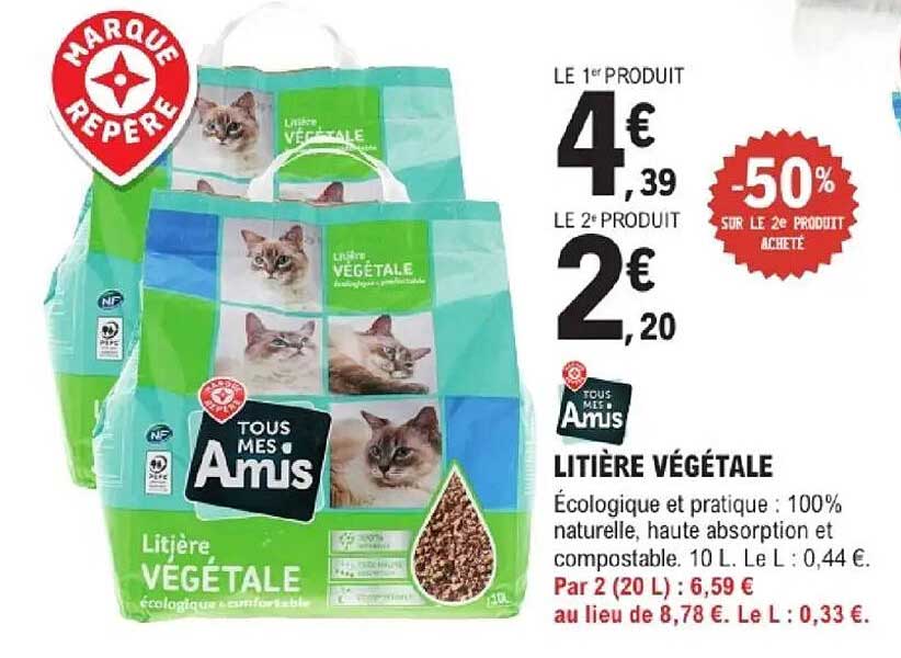 LITIÈRE VÉGÉTALE