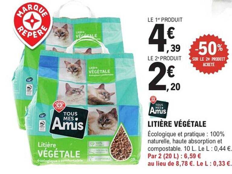 LITIÈRE VÉGÉTALE