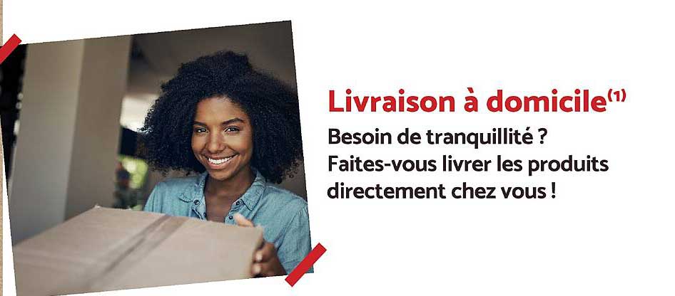 Livraison à domicile(1)
