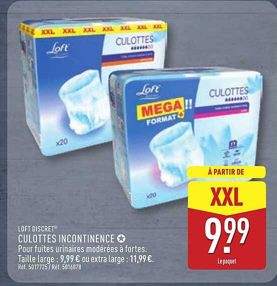LOFT DISCRET® CULOTTES INCONTINENCE