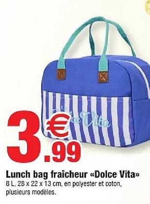Lunch bag fraîcheur «Dolce Vita»