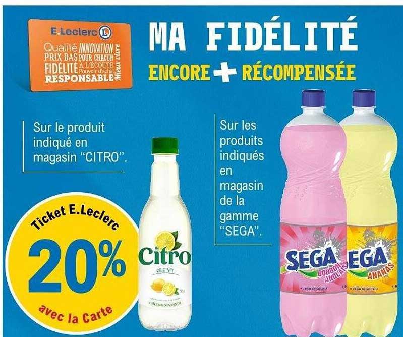 MA FIDÉLITÉ ENCORE + RÉCOMPENSÉE