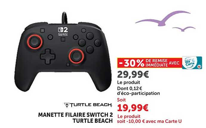 MANETTE FILAIRE SWITCH 2 TURTLE BEACH