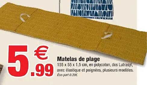 Matelas de plage
