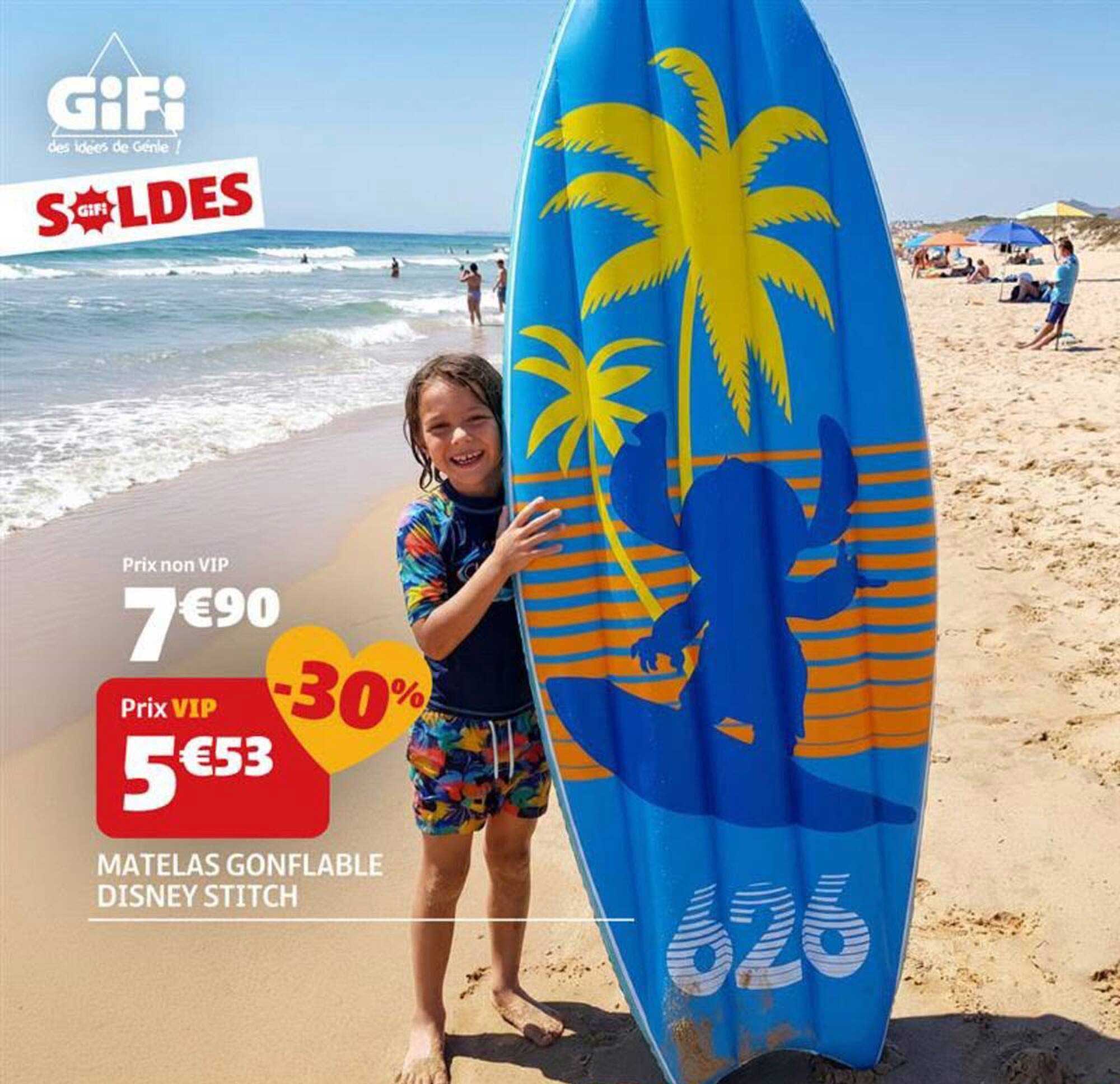 MATELAS GONFLABLE DISNEY STITCH