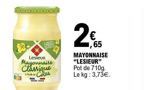 MAYONNAISE "LESIEUR"