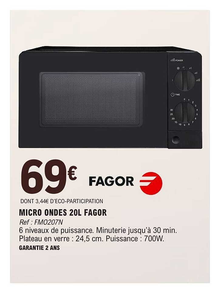 MICRO ONDES 20L FAGOR