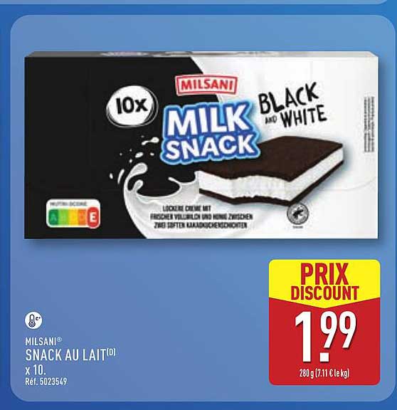 MILSANI® SNACK AU LAIT(D) x 10.