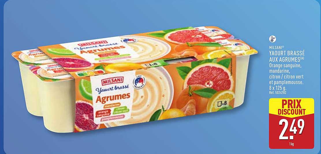 MILSANI YAOURT BRASSÉ AUX AGRUMES(A)
