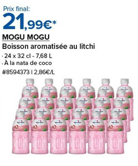 MOGU MOGU Boisson aromatisée au litchi