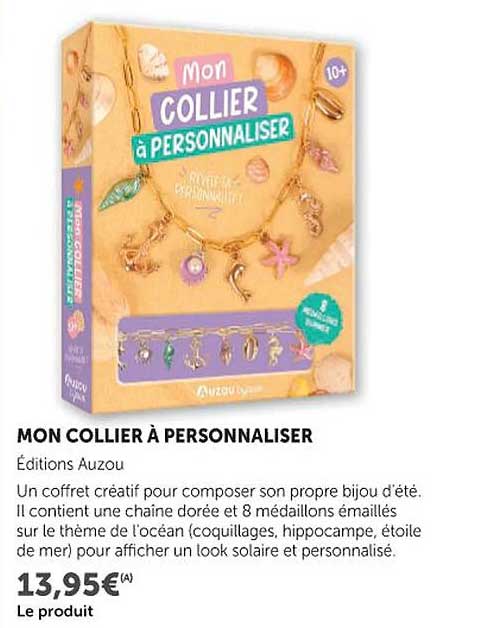 MON COLLIER À PERSONNALISER