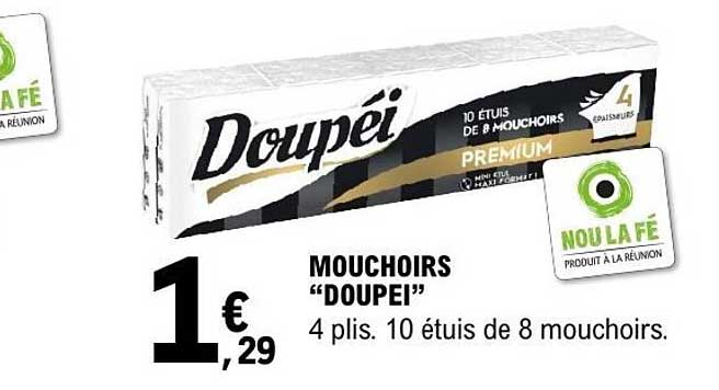 MOUCHOIRS "DOUPEI"