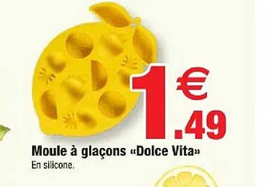 Moule à glaçons « Dolce Vita »