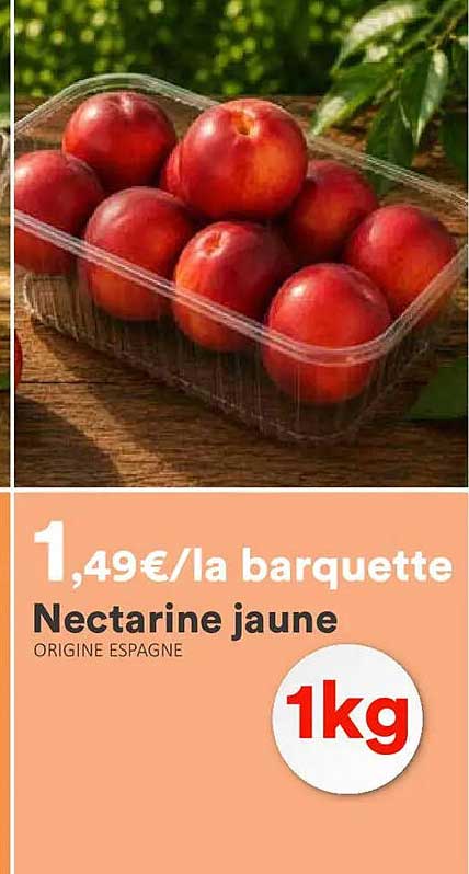 Nectarine jaune