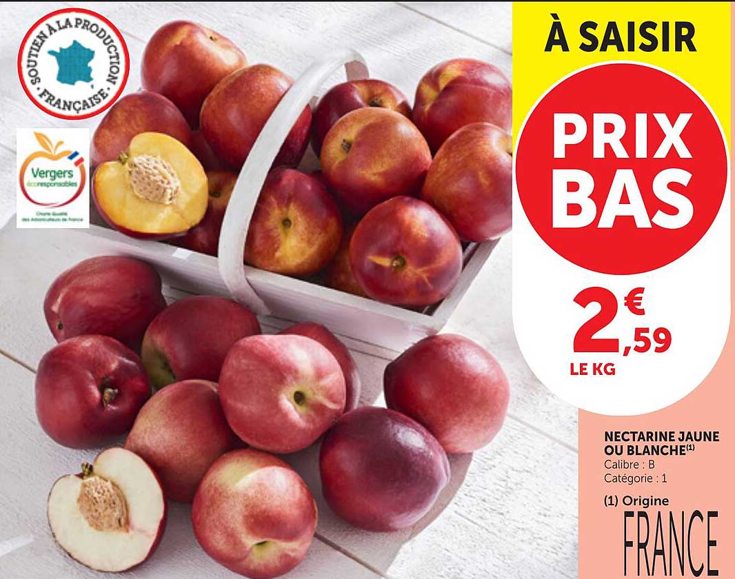 NECTARINE JAUNE OU BLANCHE(1)
