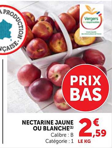 NECTARINE JAUNE OU BLANCHE(1)