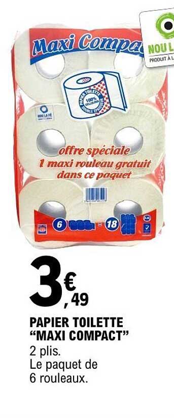 offre spéciale 1 maxi rouleau gratuit dans ce paquet
