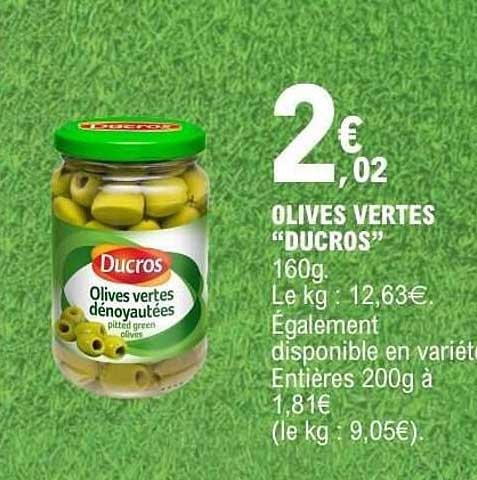 OLIVES VERTES "DUCROS"
