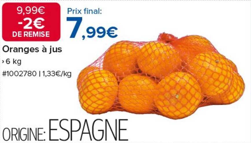 Oranges à jus