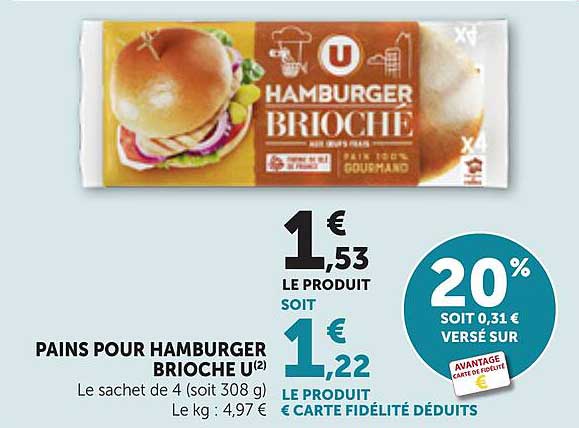 PAINS POUR HAMBURGER BRIOCHE U(2)