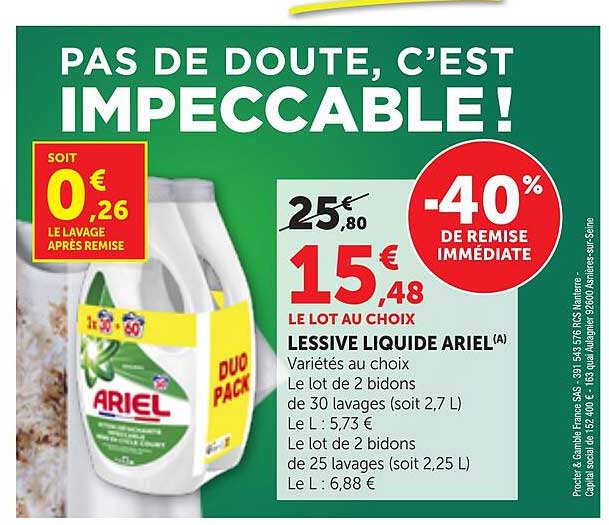 PAS DE DOUTE, C’EST IMPECCABLE!