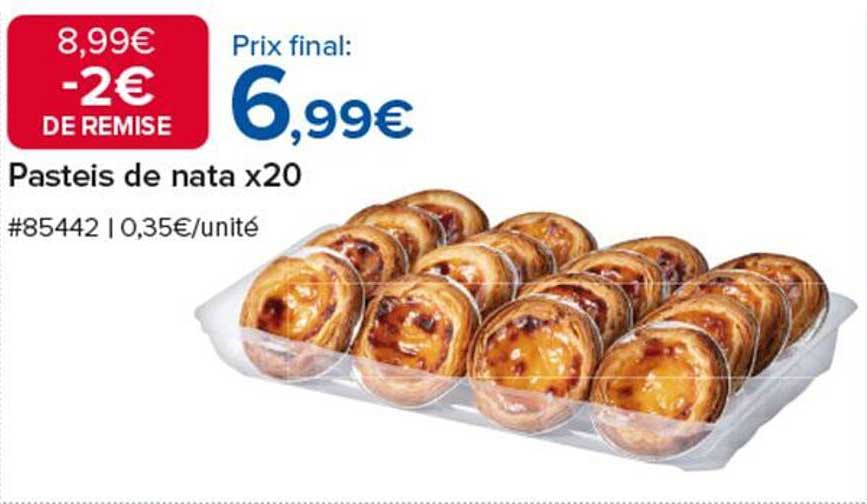 Pasteis de nata x20