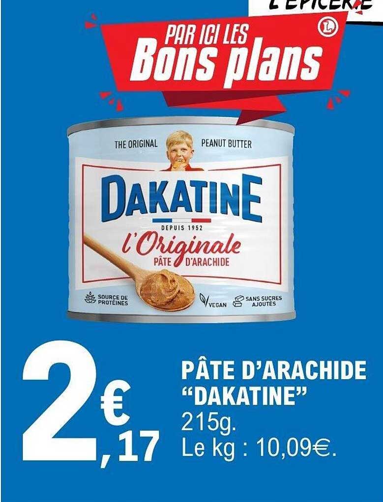 PÂTE D'ARACHIDE “DAKATINE” 215g.
