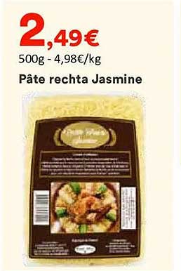 Pâte rehta Jasmine