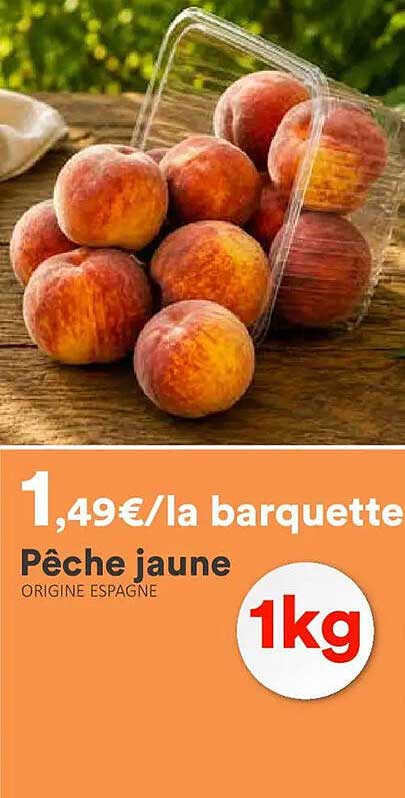 Pêche jaune